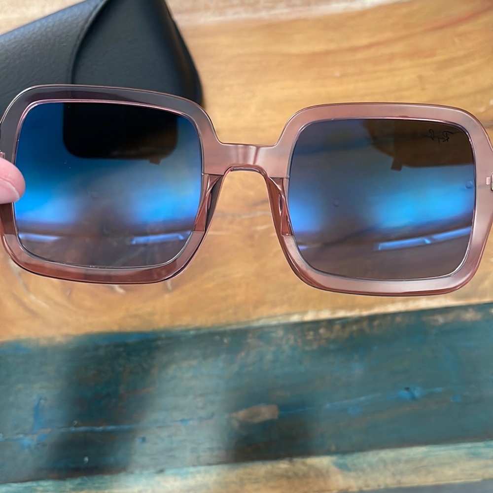 Ray Ban 53mm Gradient Square Sunglasses - Picture 4 of 6